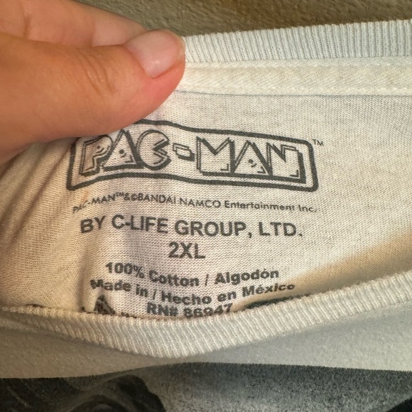 ♥️PAC-MAN ABBEY ROAD by C-Life group graphic T-shirt white Unisex Sz XXL 1980’s - Picture 4 of 11